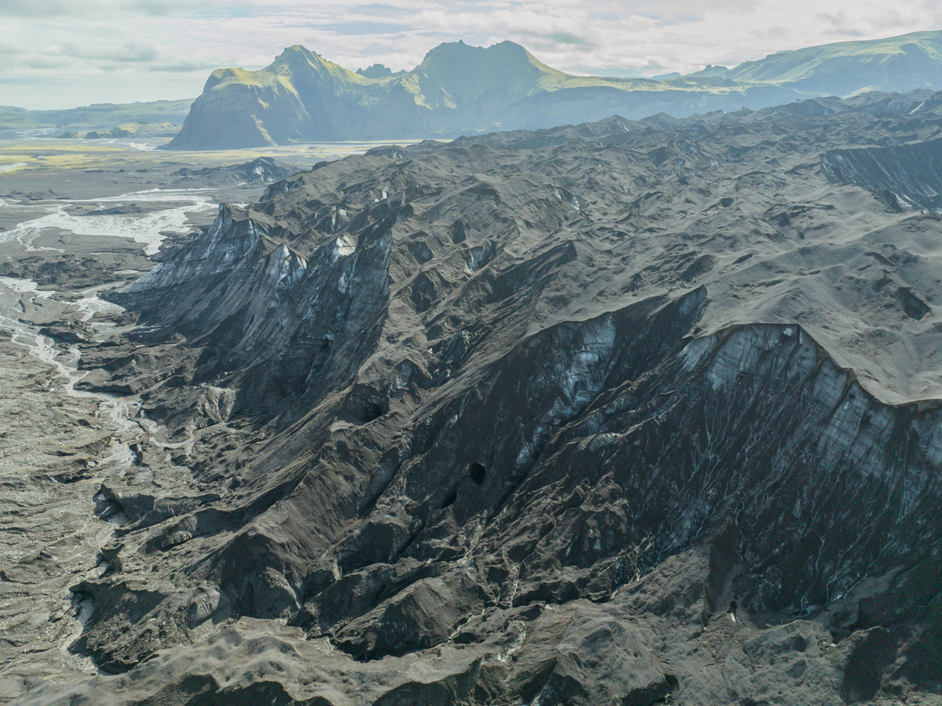 Iceland Glacier Dead Ice Mapping in Katla Geopark